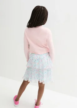 Boléro festif en maille pour fille