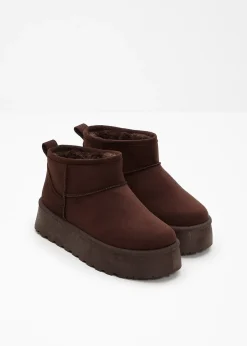 Boots fourrées à plateforme
