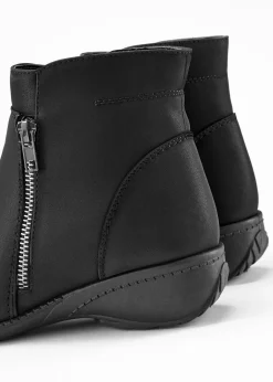 Bottines à fermeture zippée