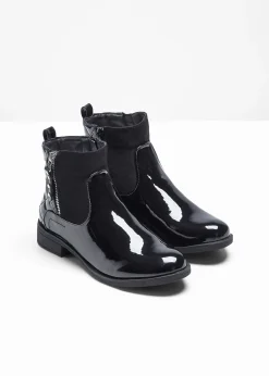 Bottines aspect verni