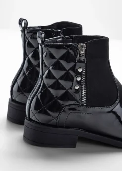 Bottines aspect verni