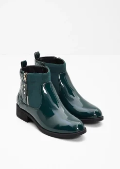 Bottines aspect verni