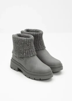 Bottines Chelsea à empiècement maille