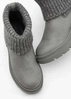 Bottines Chelsea à empiècement maille