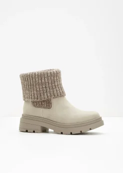 Bottines Chelsea à empiècement maille