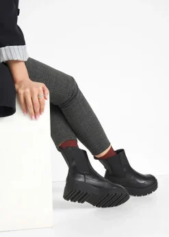 Bottines Chelsea à semelle crantée
