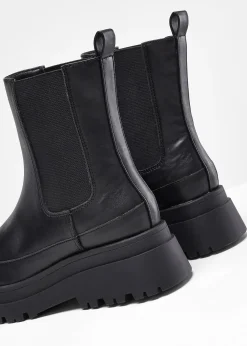 Bottines Chelsea à semelle crantée