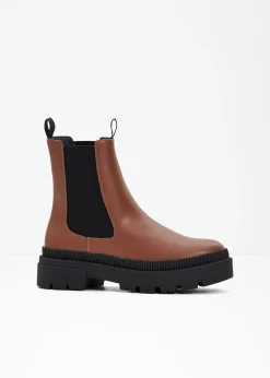 Bottines Chelsea à semelle crantée