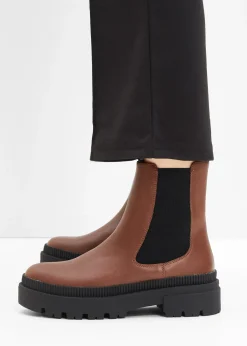 Bottines Chelsea à semelle crantée