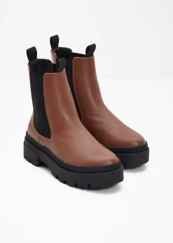 Bottines Chelsea à semelle crantée