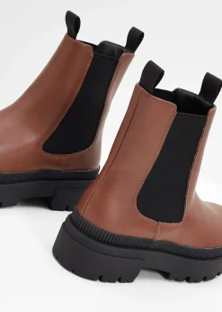 Bottines Chelsea à semelle crantée
