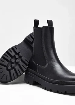 Bottines Chelsea à semelle crantée