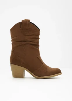Bottines western à fronces