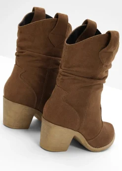 Bottines western à fronces