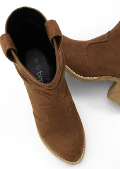 Bottines western à fronces