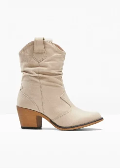Bottines western à fronces