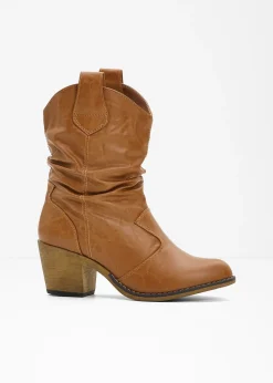 Bottines western à fronces