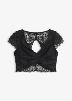 Brassière à dentelle florale, sans armatures