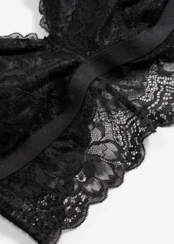 Brassière à dentelle florale, sans armatures