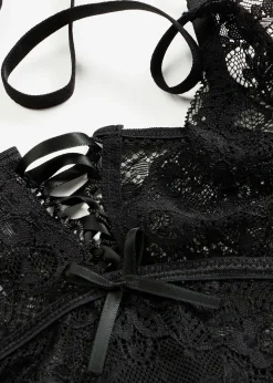 Brassière et string ouvert (ens. 2 pces)