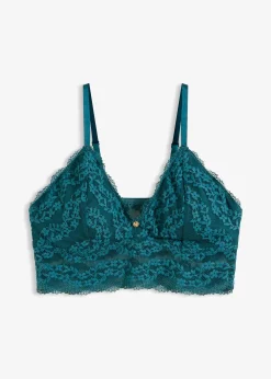 Brassière sans armatures à dentelle florale