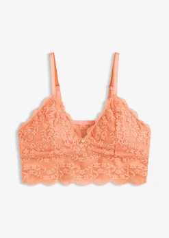 Brassière sans armatures à dentelle florale