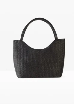 Cabas aspect paille