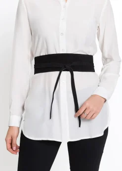 Ceinture en cuir à nouer