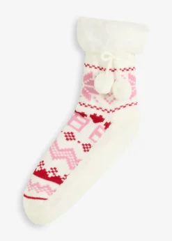 Chaussettes douillettes à doublure polaire et semelle intégrée
