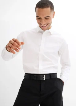 Chemise business sans repassage 100% coton, regular