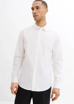 Chemise business sans repassage 100% coton, regular