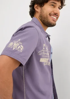 Chemise manches courtes à imprimé
