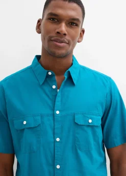 Chemise manches courtes 100% coton