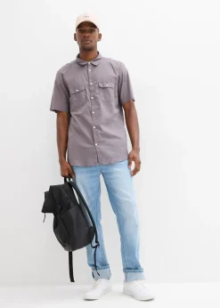 Chemise manches courtes 100% coton