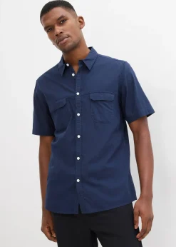 Chemise manches courtes 100% coton