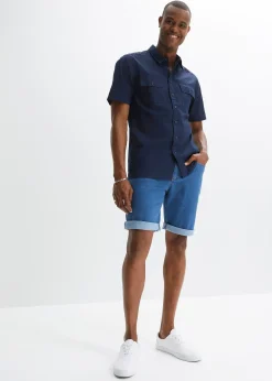 Chemise manches courtes 100 % coton
