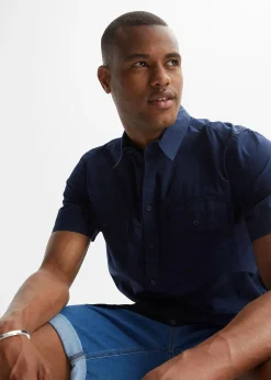 Chemise manches courtes 100 % coton