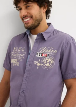 Chemise manches courtes à imprimé
