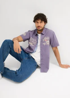 Chemise manches courtes à imprimé
