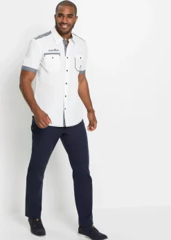 Chemise manches courtes 100% coton