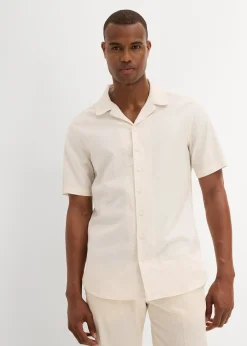 Chemise manches courtes en lin