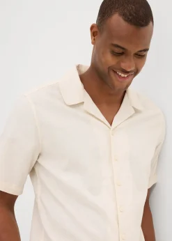 Chemise manches courtes en lin