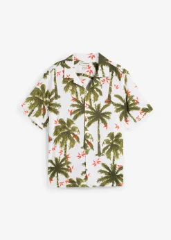 Chemise manches courtes en viscose, loose