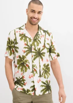 Chemise manches courtes en viscose, loose