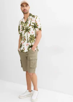Chemise manches courtes en viscose, loose