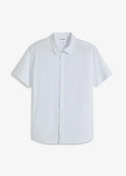 Chemise manches courtes extensible, slim