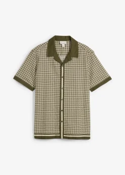 Chemise manches courtes en lin majoritaire