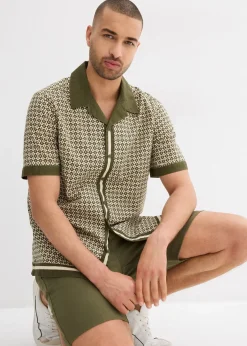 Chemise manches courtes en lin majoritaire