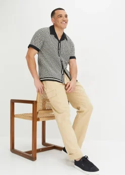 Chemise manches courtes en lin majoritaire