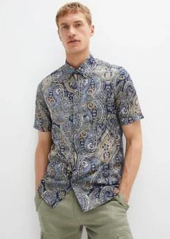 Chemise manches courtes en matière estivale légère